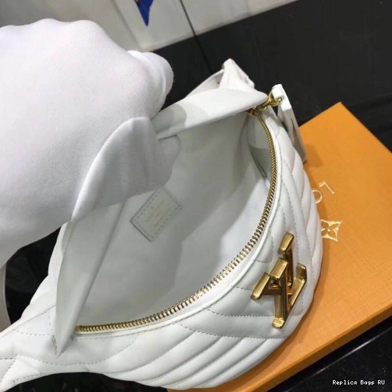 Affordable WAVE LOUIS BUMBAG VUITTON NEW 0806